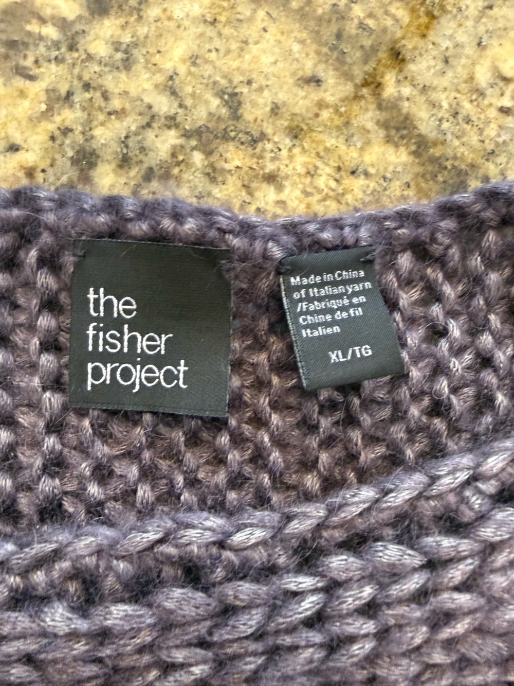 The Fisher Project Eileen Fisher Silk Mohair Cashmere Oversized Sweater XL - Picture 3 of 7
